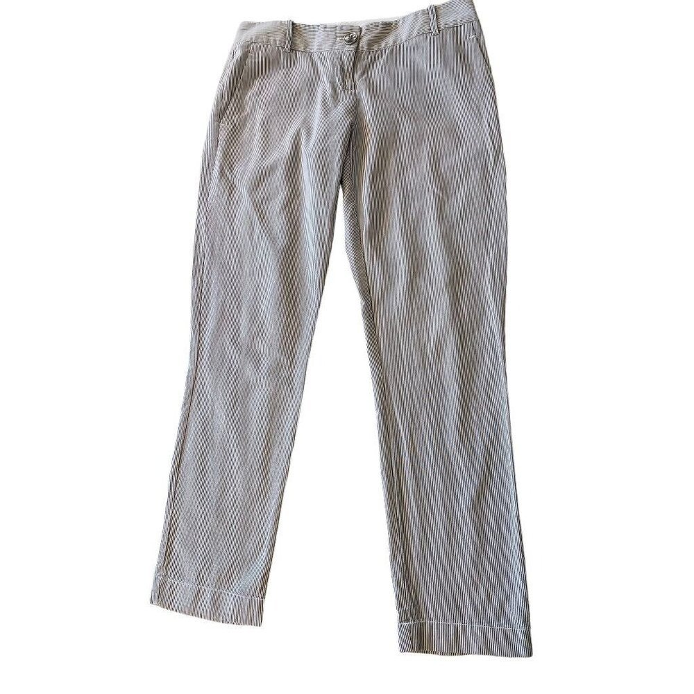 Size 0 The Limited Womens Seersucker Crop Dress‎ Pants